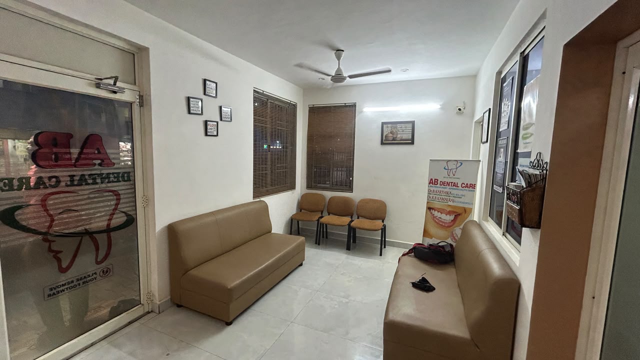 AB Dental Care interior in Perumbakkam